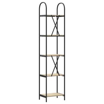 Regal Sonoma Eiche 40 x 30 x 183 cm Holzwerkstoff