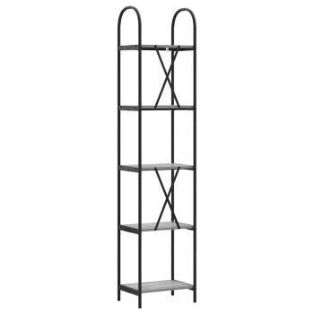 Regal Grau Sonoma 40 x 30 x 183 cm Holzwerkstoff