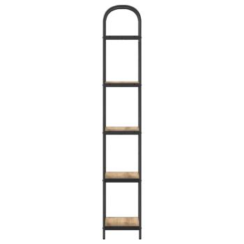 Regal Eiche handwerklich 40 x 30 x 183 cm Holzwerkstoff
