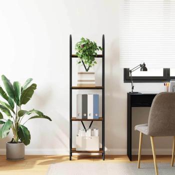 Regal Räuchereiche 40 x 30 x 146 cm Holzwerkstoff