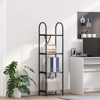 ARDEBO.de - Regal Grau Sonoma 40 x 30 x 146 cm Holzwerkstoff