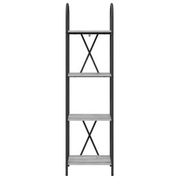 Regal Grau Sonoma 40 x 30 x 146 cm Holzwerkstoff