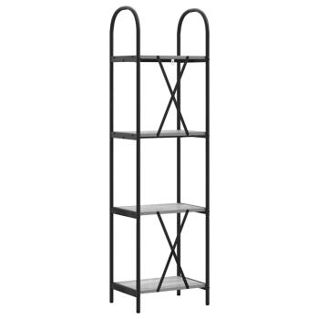 Regal Grau Sonoma 40 x 30 x 146 cm Holzwerkstoff