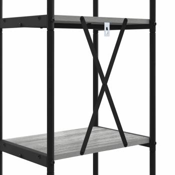 Regal Grau Sonoma 40 x 30 x 146 cm Holzwerkstoff