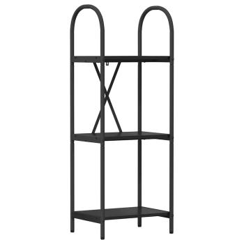Regal Schwarze Eiche 40 x 30 x 109 cm Holzwerkstoff
