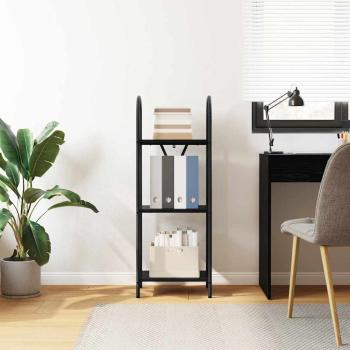 Regal Schwarze Eiche 40 x 30 x 109 cm Holzwerkstoff