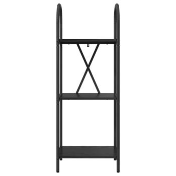 Regal Schwarze Eiche 40 x 30 x 109 cm Holzwerkstoff