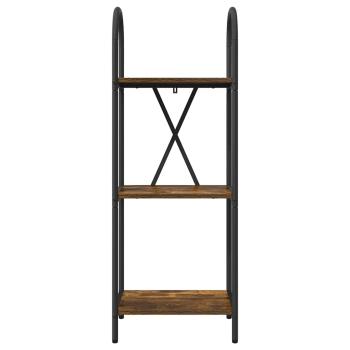 ARDEBO.de - Regal Räuchereiche 40 x 30 x 109 cm Holzwerkstoff