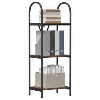 Regal Räuchereiche 40 x 30 x 109 cm Holzwerkstoff