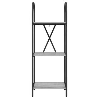 Regal Grau Sonoma 40 x 30 x 109 cm Holzwerkstoff