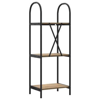 Regal Eiche handwerklich 40 x 30 x 109 cm Holzwerkstoff