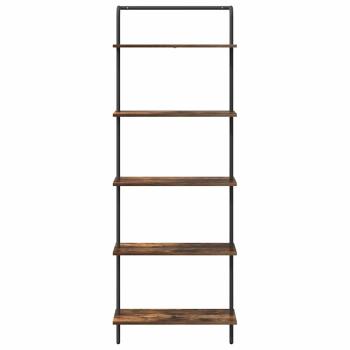Regal Räuchereiche 60 x 24 x 168 cm Holzwerkstoff