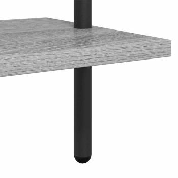 Regal Grau Sonoma 60 x 24 x 168 cm Holzwerkstoff