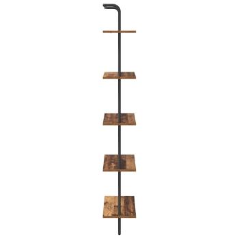 Regal Altholz 60 x 24 x 168 cm Holzwerkstoff