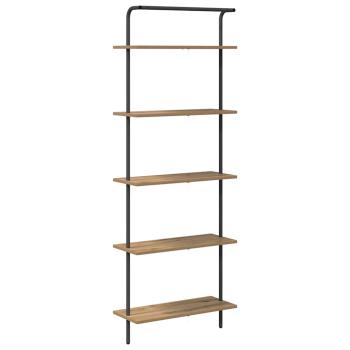 Regal Eiche handwerklich 60 x 24 x 168 cm Holzwerkstoff