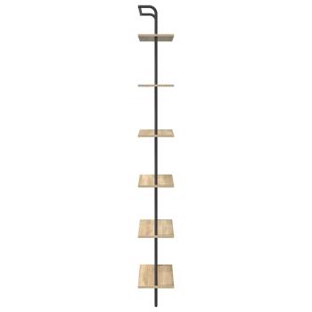 Regal Sonoma Eiche 60 x 24 x 203 cm Holzwerkstoff