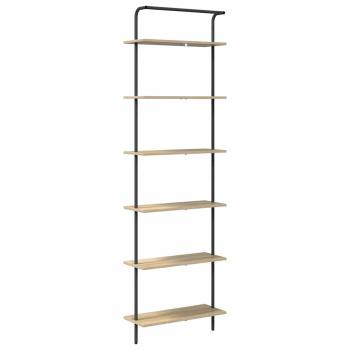 Regal Sonoma Eiche 60 x 24 x 203 cm Holzwerkstoff