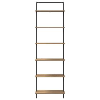 Regal Eiche handwerklich 60 x 24 x 203 cm Holzwerkstoff