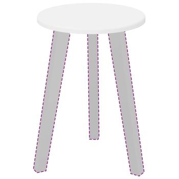 Tischplatte Weiß 30 x 30 x 1,5 cm Holzwerkstoff