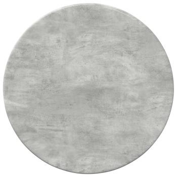 Tischplatte Ø 30 x 1,5 cm Rund Holzwerkstoff Betongrau