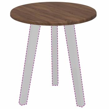 Tischplatte Braune Eiche 40 x 40 x 1.5 cm Holzwerkstoff