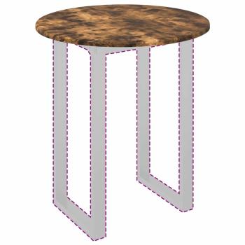 Tischplatte Räuchereiche 60 x 60 x 1.5 cm Holzwerkstoff