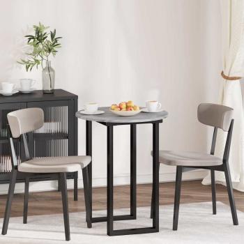 ARDEBO.de - Tischplatte Grau Sonoma 60 x 60 x 1.5 cm Holzwerkstoff