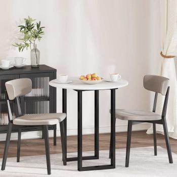 ARDEBO.de - Tischplatte Weiß 70 x 70 x 1.5 cm Holzwerkstoff