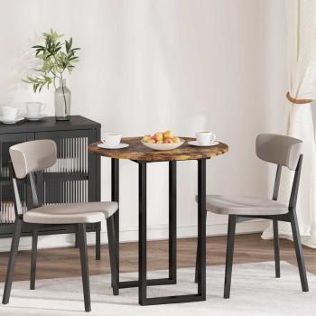 ARDEBO.de - Tischplatte Räuchereiche 70 x 70 x 1.5 cm Holzwerkstoff