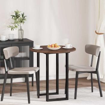 ARDEBO.de - Tischplatte Braune Eiche 70 x 70 x 1.5 cm Holzwerkstoff