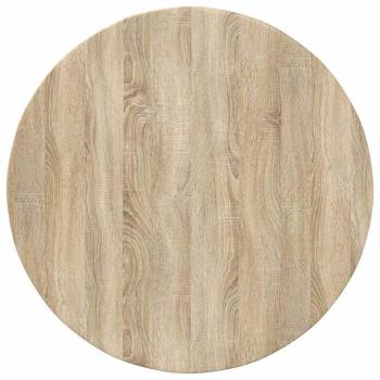 Tischplatte Sonoma Eiche 80 x 80 x 1.5 cm Holzwerkstoff