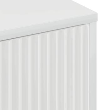 Couchtisch Hochglanz-Weiß 90 x 49 x 46 cm Holzwerkstoff