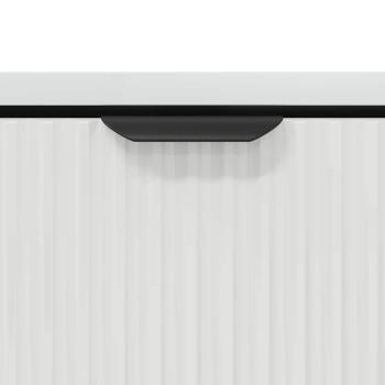 Couchtisch Hochglanz-Weiß 90 x 49 x 46 cm Holzwerkstoff