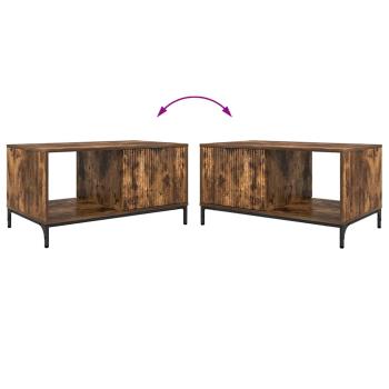 Couchtisch Räuchereiche 90 x 49 x 46 cm Holzwerkstoff