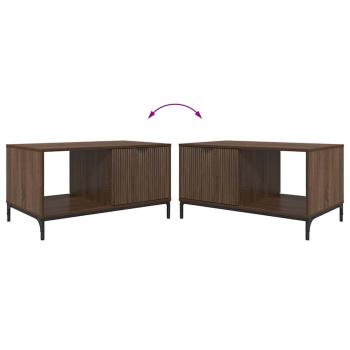 Couchtisch Braune Eiche 90 x 49 x 46 cm Holzwerkstoff