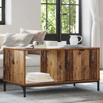 ARDEBO.de - Couchtisch Altholz 90 x 49 x 46 cm Holzwerkstoff