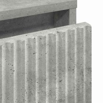 Nachttisch Betongrau 63,5 x 36 x 61 cm Holzwerkstoff