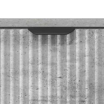 Nachttisch Betongrau 63,5 x 36 x 61 cm Holzwerkstoff