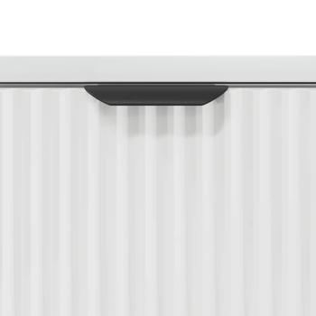 Nachttisch Hochglanz-Weiß 63,5 x 36 x 61 cm Holzwerkstoff