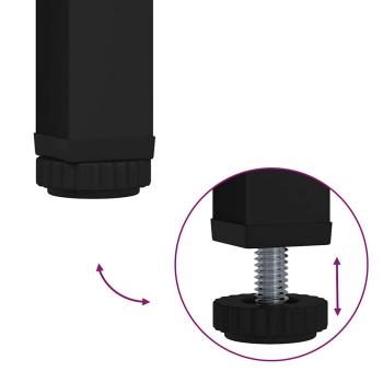 Nachttisch Räuchereiche 63,5 x 36 x 61 cm Holzwerkstoff