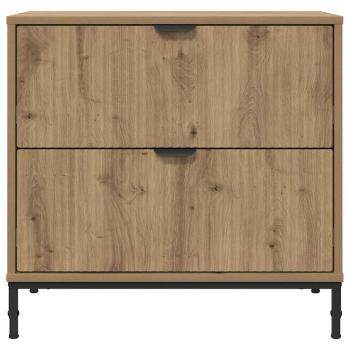 Nachttisch Eiche handwerklich 63,5 x 36 x 61 cm Holzwerkstoff