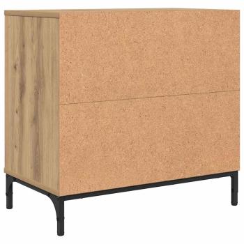 Nachttisch Eiche handwerklich 63,5 x 36 x 61 cm Holzwerkstoff