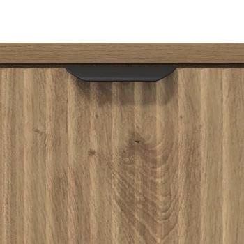 Nachttisch Eiche handwerklich 63,5 x 36 x 61 cm Holzwerkstoff
