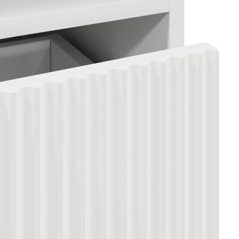 Nachttische 2 pcs Weiß 49 x 36 x 61 cm Holzwerkstoff