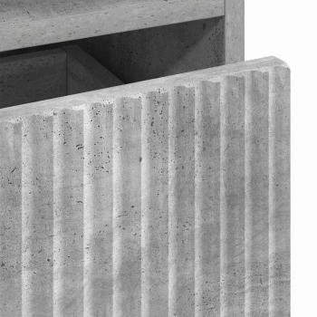 Nachttisch Betongrau 49 x 36 x 61 cm Holzwerkstoff