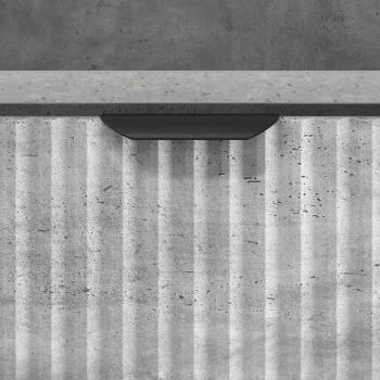 Nachttische 2 pcs Betongrau 49 x 36 x 61 cm Holzwerkstoff