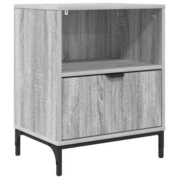 Nachttisch Grau Sonoma 49 x 36 x 61 cm Holzwerkstoff