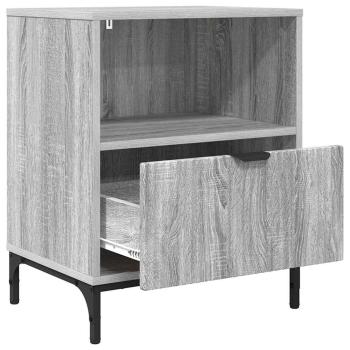 Nachttisch Grau Sonoma 49 x 36 x 61 cm Holzwerkstoff