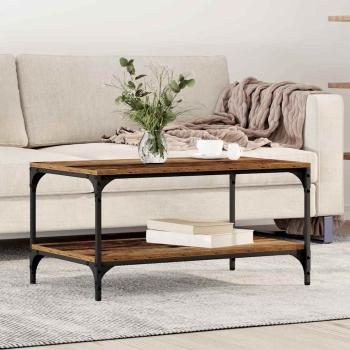 ARDEBO.de - Couchtisch Altholz 80 x 50 x 40 cm Holzwerkstoff