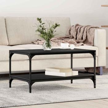 ARDEBO.de - Couchtisch Schwarze Eiche 80 x 50 x 40 cm Holzwerkstoff